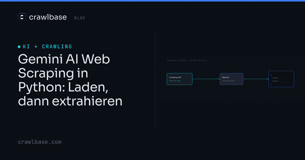 Gemini AI Web Scraping in Python · Crawlbase Blog