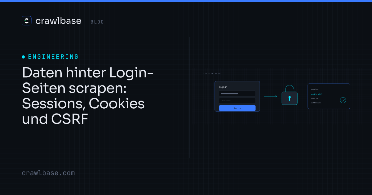 Daten hinter Login-Seiten scrapen · Crawlbase Blog