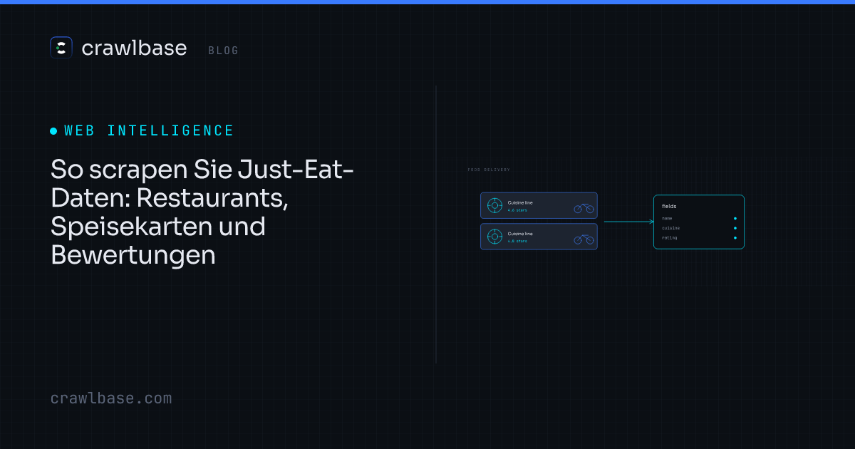 So scrapen Sie Just-Eat-Daten · Crawlbase Blog
