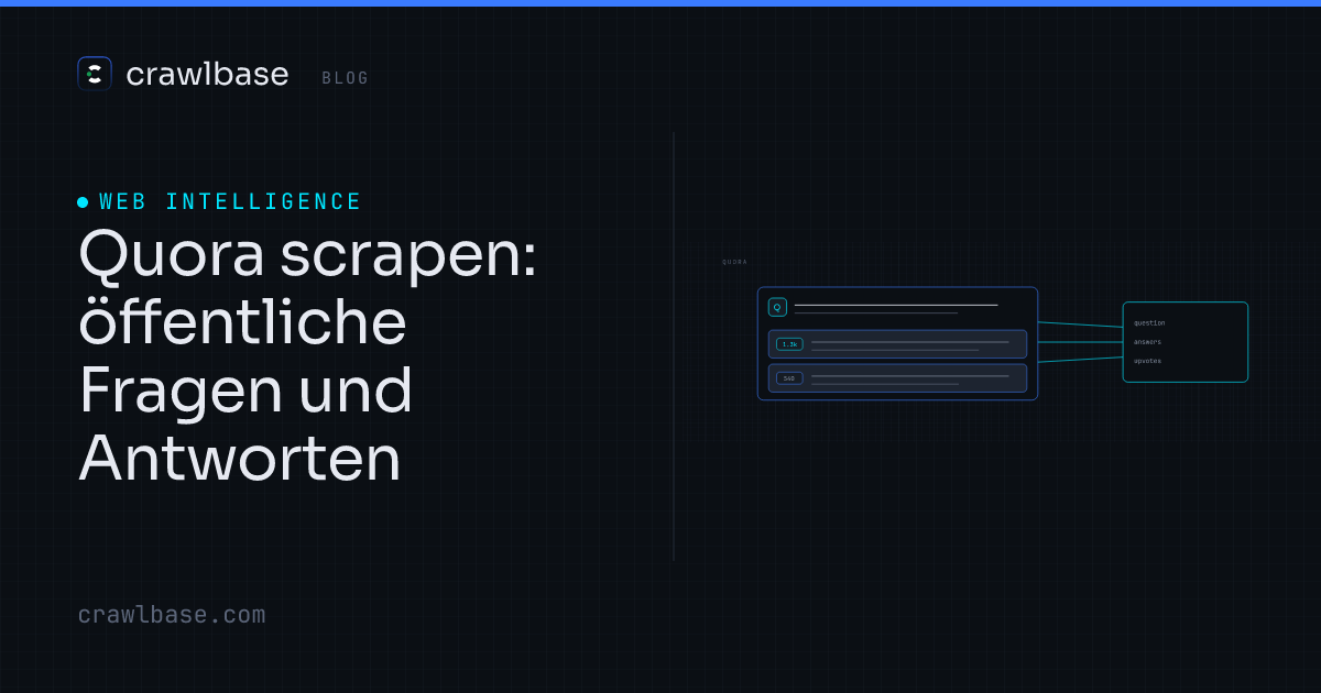 Quora scrapen · Crawlbase Blog