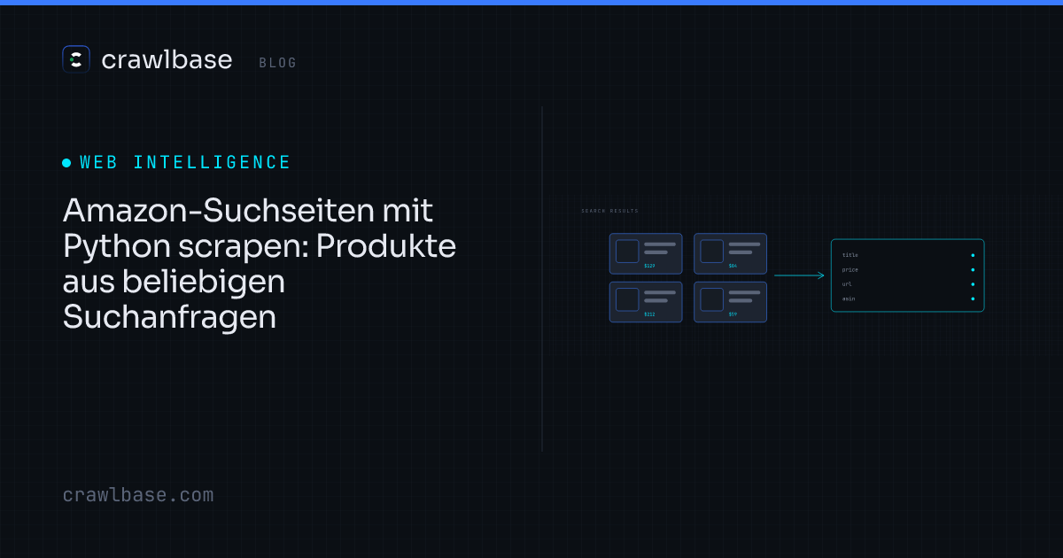 Amazon-Suchseiten mit Python scrapen · Crawlbase Blog