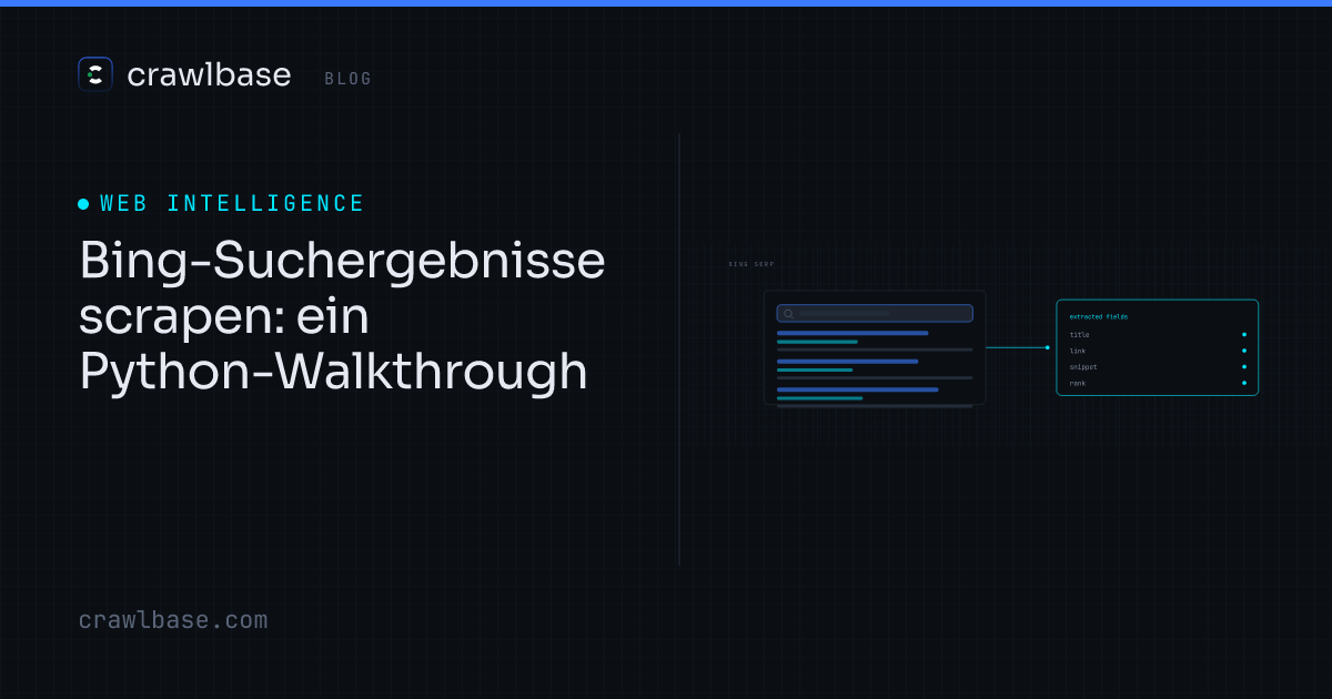 Bing-Suchergebnisse scrapen · Crawlbase Blog