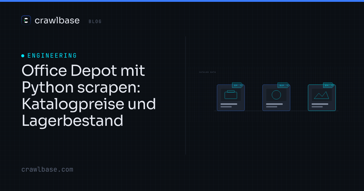 Office Depot mit Python scrapen · Crawlbase Blog