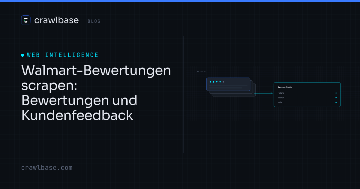 Walmart-Bewertungen scrapen · Crawlbase Blog