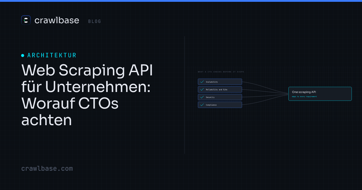 Crawl Data Api Web Scraping API für Unternehmen · Crawlbase Blog